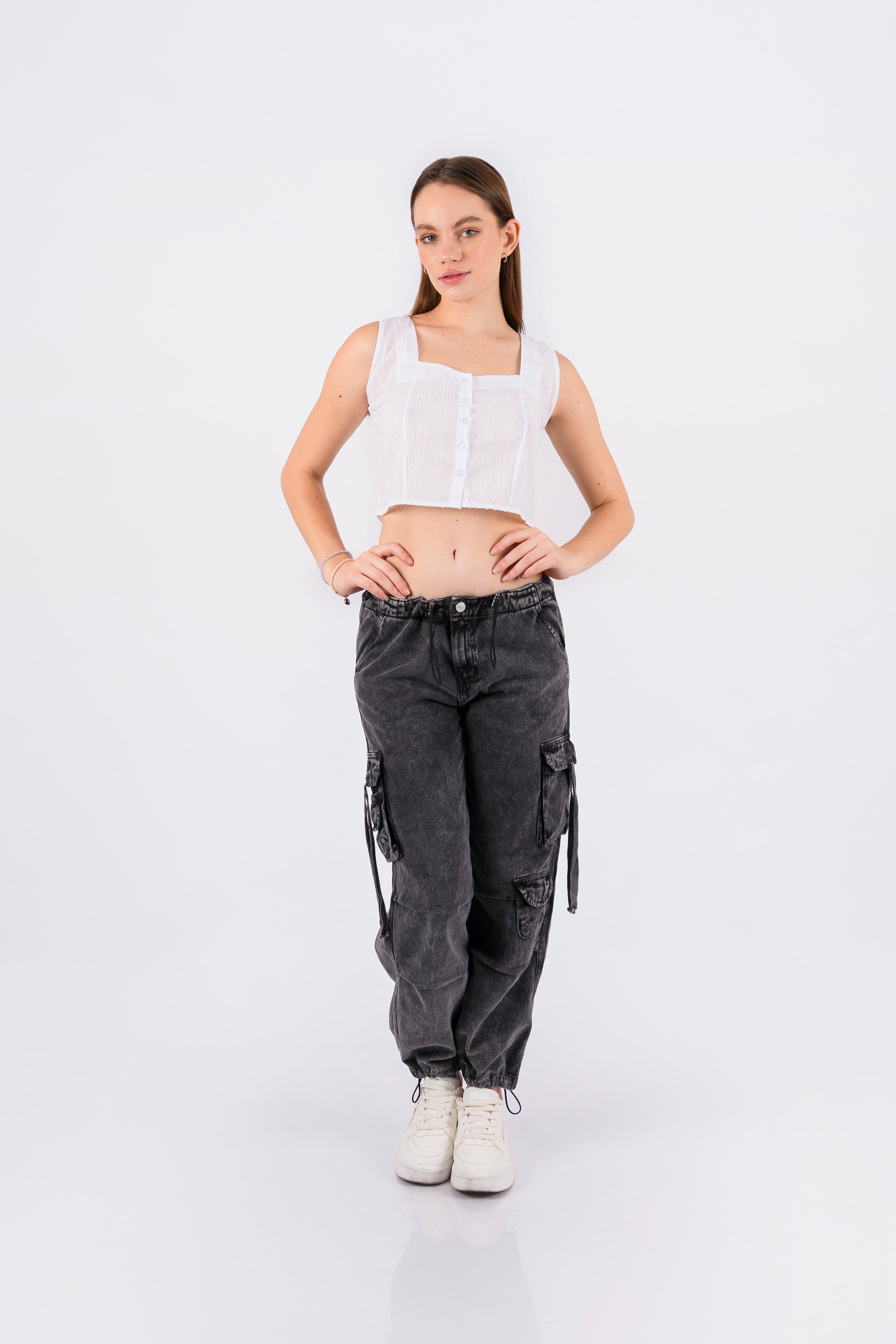 Pantalón para Mujer I AM POSER PARACHUTE PARACHUTE CARGO PANTS HUE – The  Box Peru